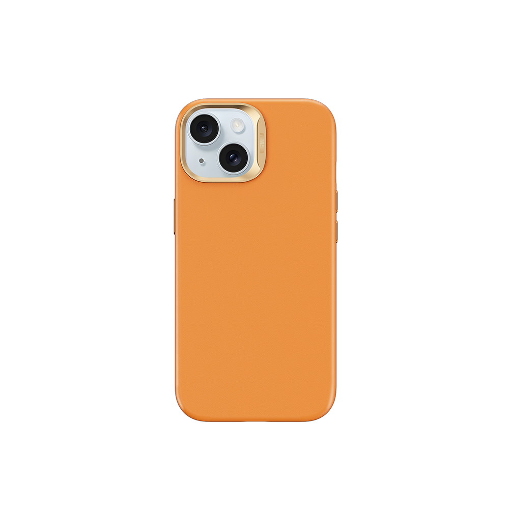 iPhone 15 Kılıf Wiwu SP-019 M-safe Şarj Özellikli Vegan Leather Deri Kapak
