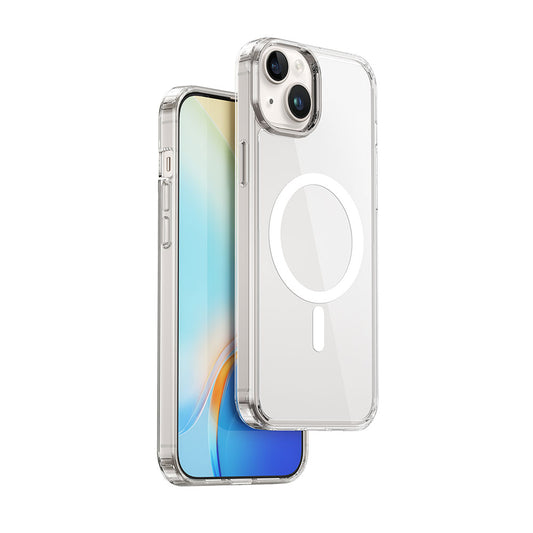 iPhone 15 Plus Kılıf Wiwu MCC-101 Magnetic Crystal Sert PC Kapak