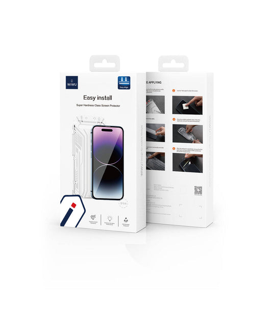 iPhone 15 Plus Wiwu SQ-005 Easy İnstall iVista Super Hardness Ekran Koruyucu