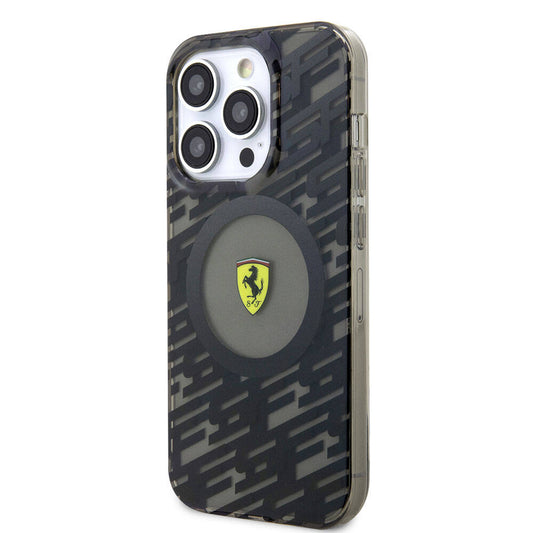 iPhone 15 Pro Kılıf Ferrari Orjinal Lisanslı M-safe Şarj Özellikli Multi SF Kapak