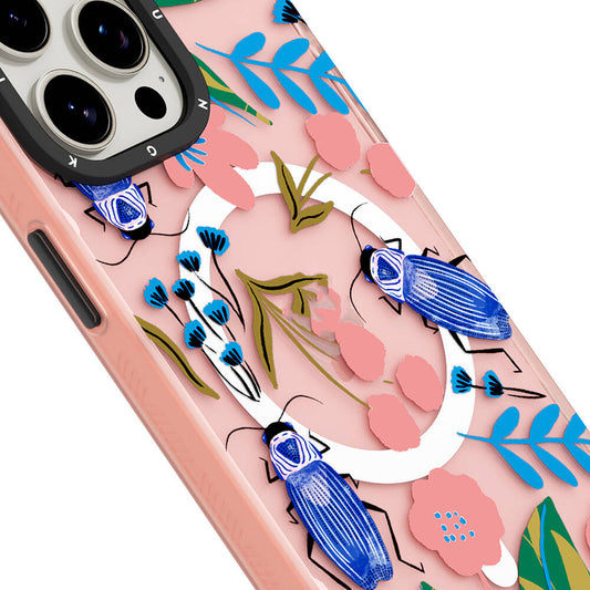 iPhone 15 Pro Kılıf M-safe Şarj Özellikli YoungKit Huagu Serisi Kapak