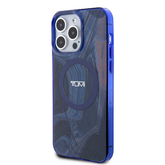 iPhone 15 Pro Kılıf TUMI Orjinal Lisanslı M-safe Şarj Özellikli PC TPU Çift Katmanlı Sıvı Baskılı Kapak