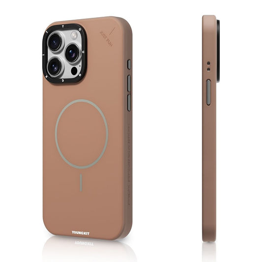 iPhone 15 Pro Max Kılıf M-safe Şarj Özellikli Youngkit Dynamag Serisi Kapak