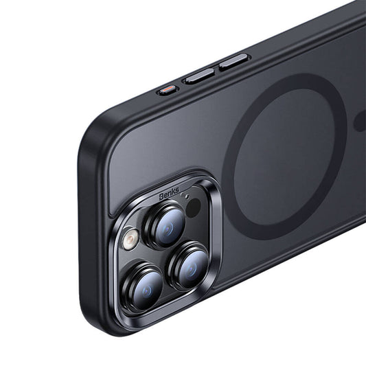 iPhone 15 Pro Max Kılıf M-safe Şarj Özellikli Benks Mist Protective Kapak