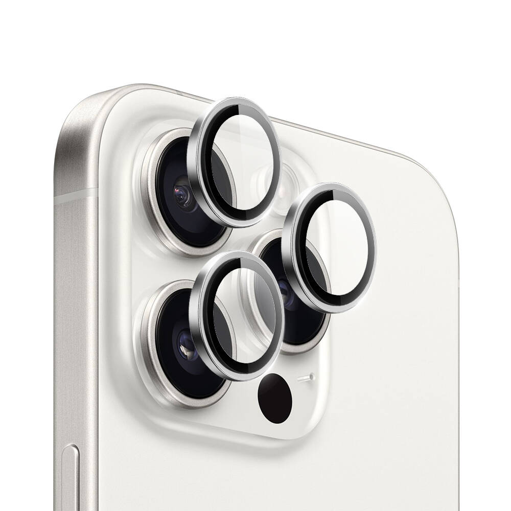 iPhone 15 Pro Wiwu LG-004 PVD Lens Guard Metal Kamera Lens Koruyucu