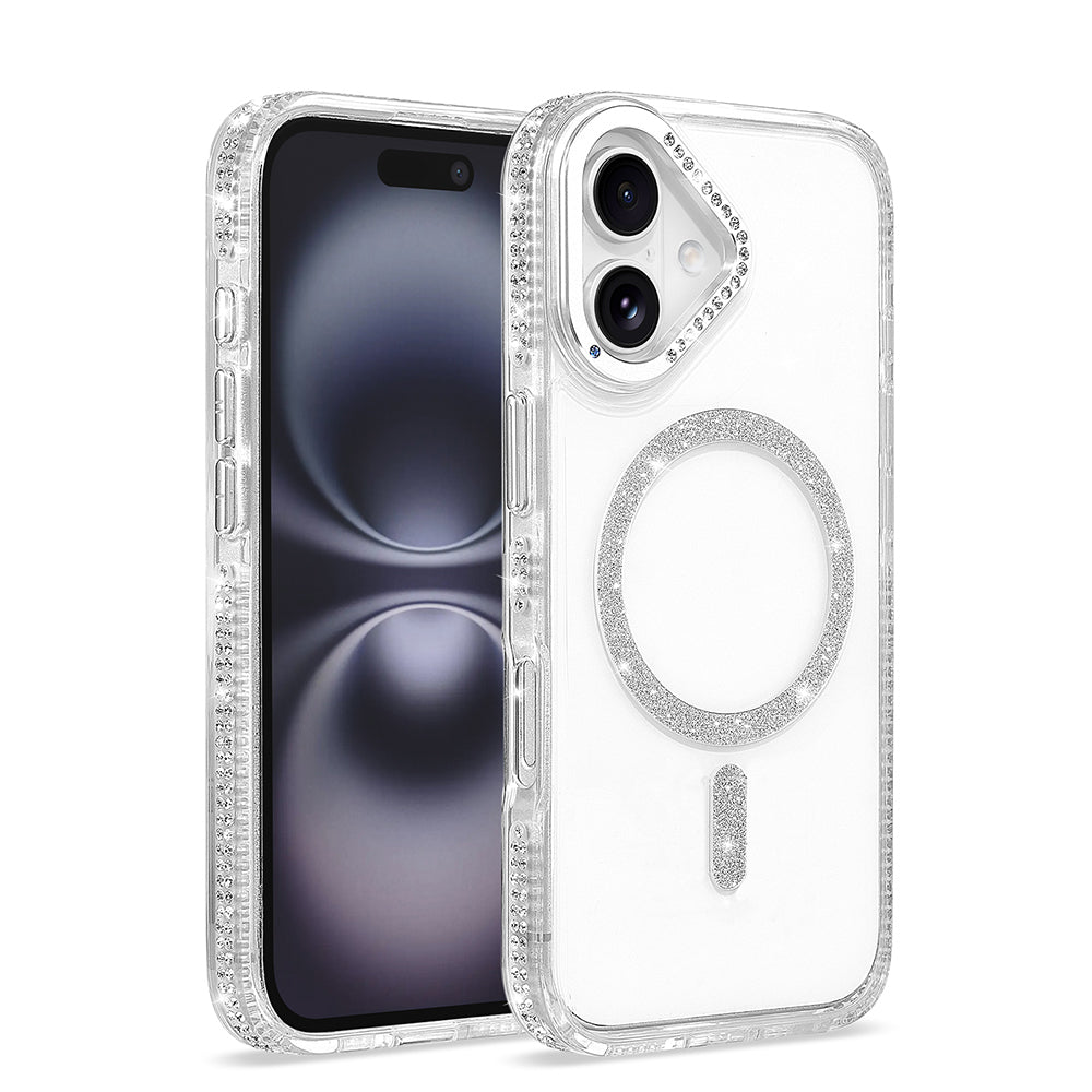 Apple iPhone 16 Kılıf M-safe Şarj Özellikli Zore Tera Silikon Kapak