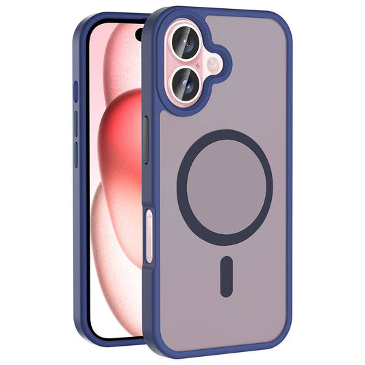 Apple iPhone 16 Kılıf M-safe Şarj Özellikli Mat Arka Yüzey Zore Sio Kapak