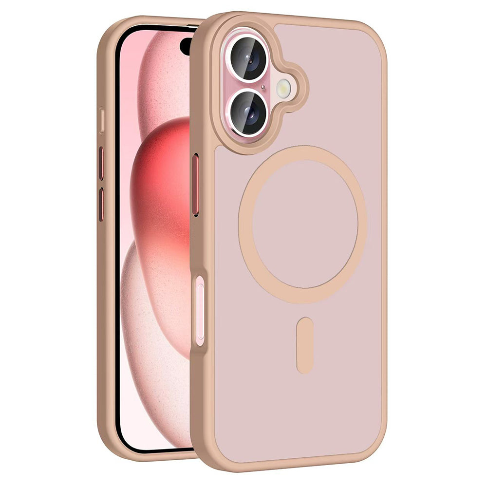 Apple iPhone 16 Kılıf M-safe Şarj Özellikli Mat Arka Yüzey Zore Sio Kapak