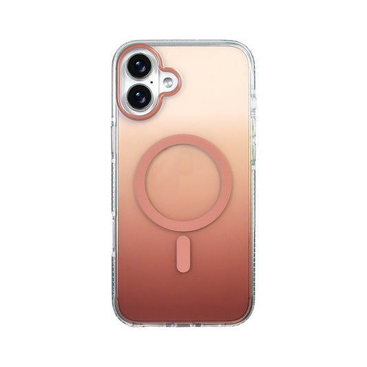 Apple iPhone 16 Plus Kılıf M-safe Şarj Özellikli Transparan Renk Geçişli Zore Toros Kapak