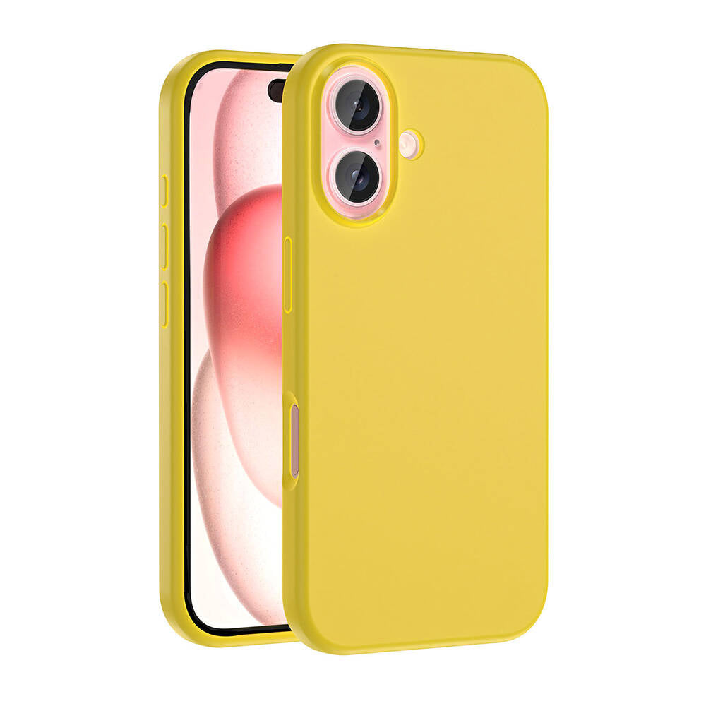 Apple iPhone 16 Plus Kılıf M-safe Şarj Özellikli Sıvı Teknolojili Silinebilir Sert Zore Kivi Kapak