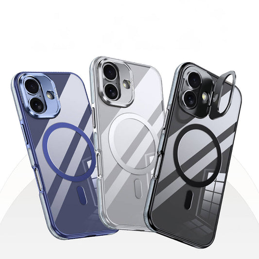 iPhone 16 Plus Kılıf M-safe Şarj Özellikli Wlons Standlı Efsane Kapak