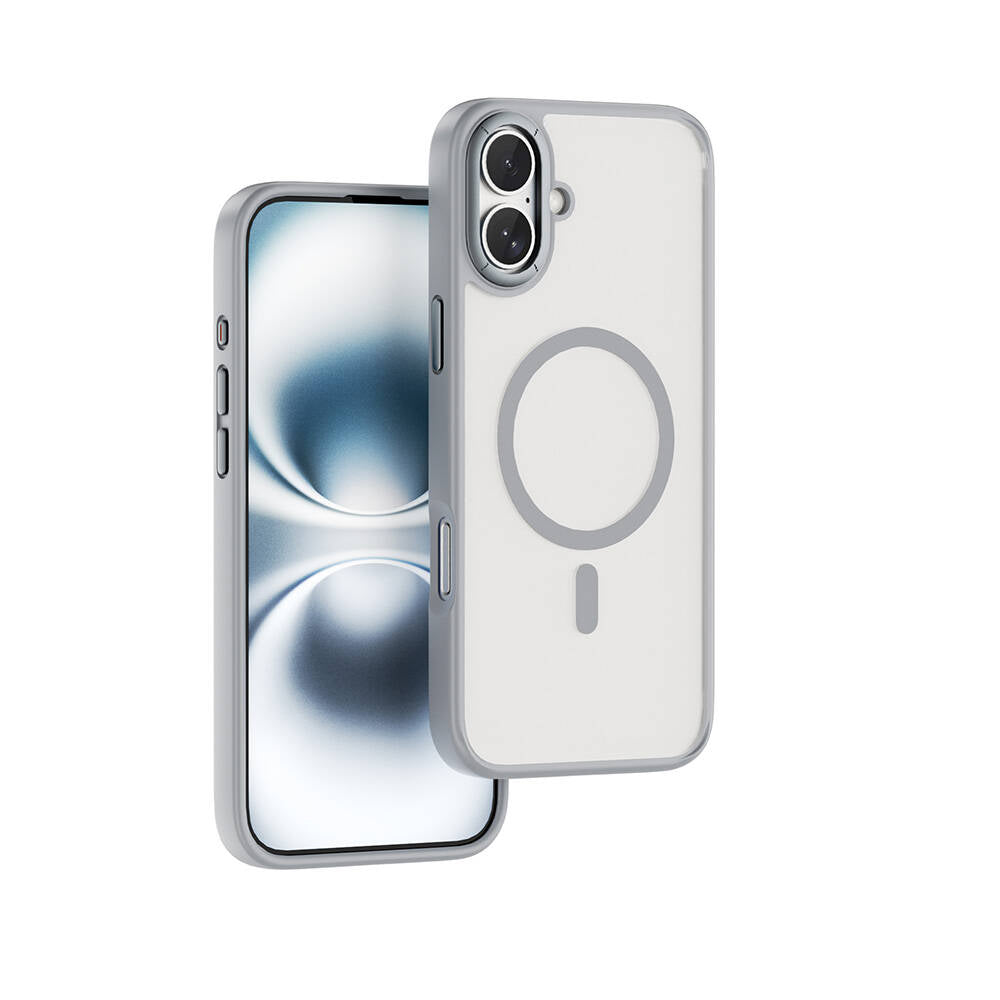 iPhone 16 Plus Kılıf Wiwu FGG-012 ArmorPro Serisi M-safe Şarj Özellikli Parmak İzi Bırakmayan Kılıf