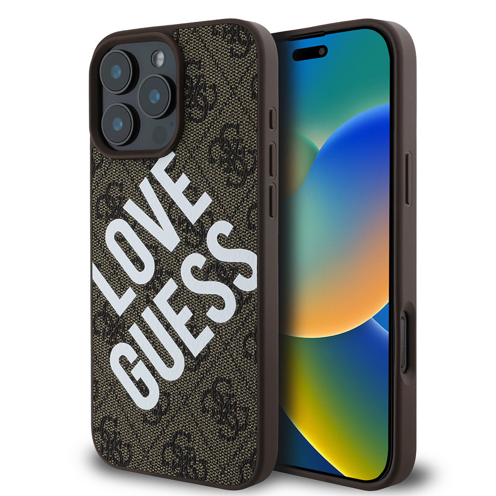 iPhone 16 Pro Kılıf Guess Orjinal Lisanslı Big Love Guess Kapak