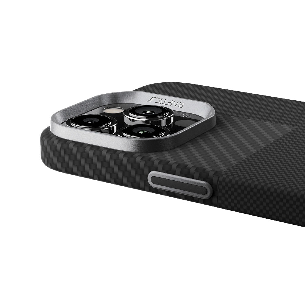iPhone 16 Pro Kılıf M-safe Şarj Özellikli 600D Metal Kamera Çerçeveli Raptic Aramid Fiber Croxx Mondrian Serisi Kapak
