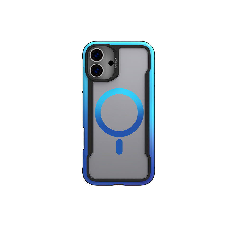 iPhone 16 Pro Kılıf M-safe Şarj Özellikli Airbagli Raptic Shield 2.0 Serisi Şeffaf Arka Yüzey Kapak