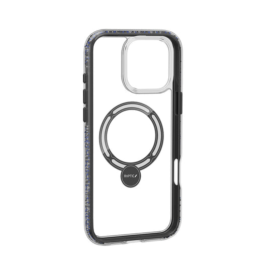 iPhone 16 Pro Kılıf M-safe Şarj Özellikli Raptic AirJoy Serisi Boncuk Tasarımlı 360 Derece Dönebilen Standlı Kapak