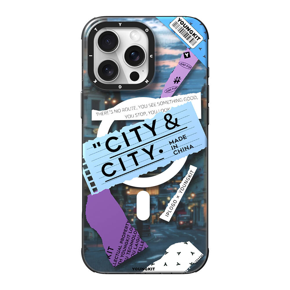 iPhone 16 Pro Kılıf M-safe Şarj Özellikli Youngkit A-City Serisi Kapak