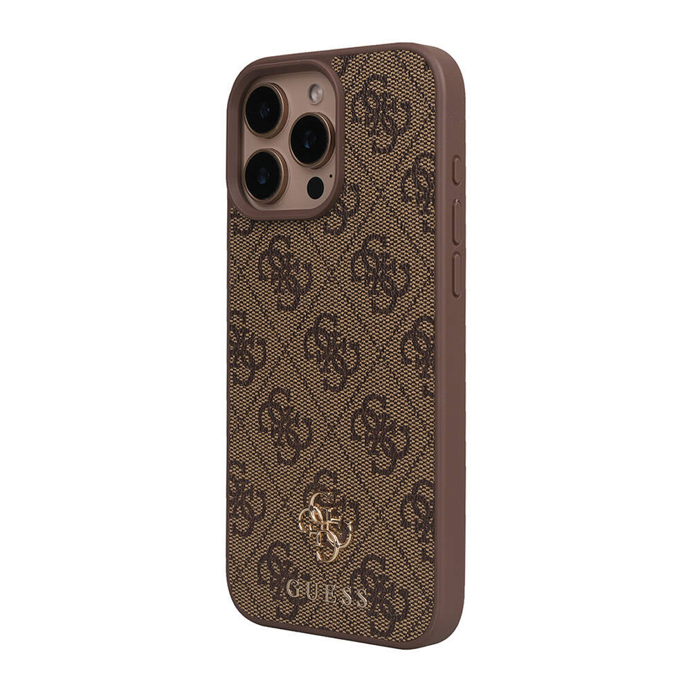 iPhone 16 Pro Max Kılıf Guess Orjinal Lisanslı M-safe Şarj Özellikli Small 4G Classic Kapak
