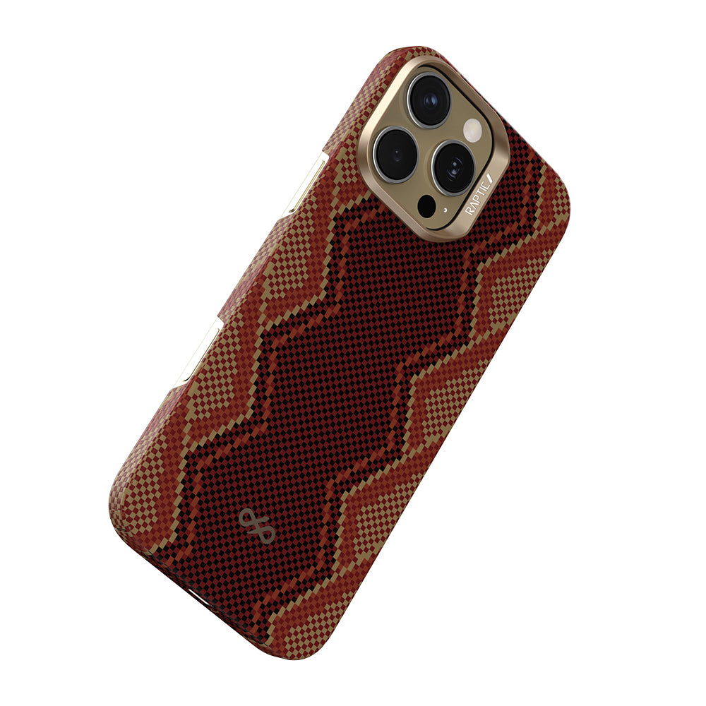 iPhone 16 Pro Max Kılıf M-safe Şarj Özellikli Raptic Aramid Skin Bionic Serisi Kapak