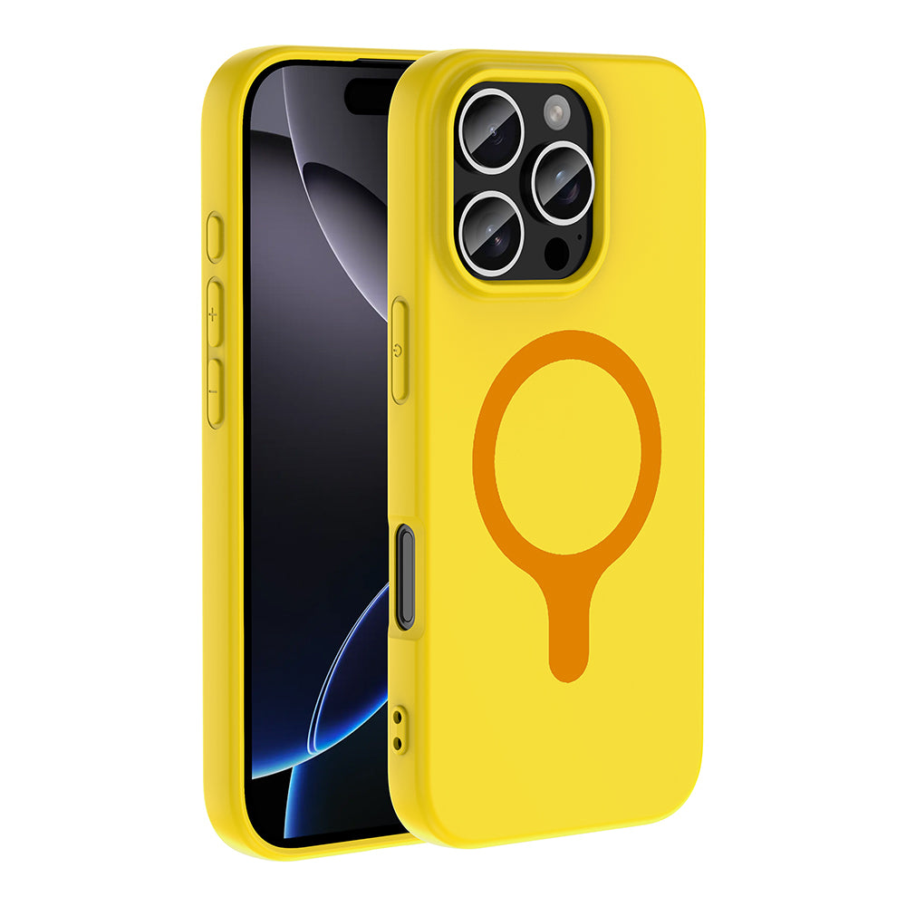 Apple iPhone 16 Pro Max Kılıf M-Safe Şarj Özellikli Zore Aris Silikon Kapak
