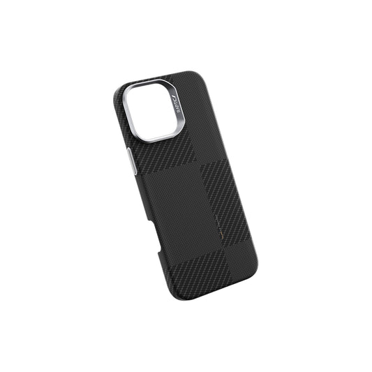 iPhone 16 Pro Max Kılıf M-safe Şarj Özellikli 600D Metal Kamera Çerçeveli Raptic Aramid Fiber Croxx Mondrian Serisi Kapak