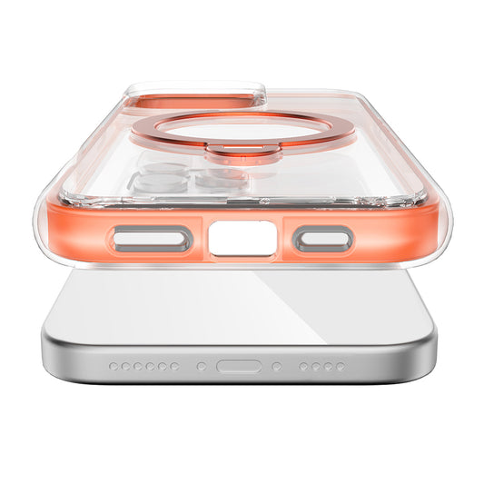 iPhone 16 Pro Max Kılıf M-safe Şarj Özellikli Raptic AirJoy Serisi 360 Derece Dönebilen Standlı Kapak