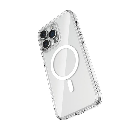 iPhone 16 Pro Max Kılıf M-safe Şarj Özellikli Raptic Crystal M-safe Serisi Şeffaf Kapak