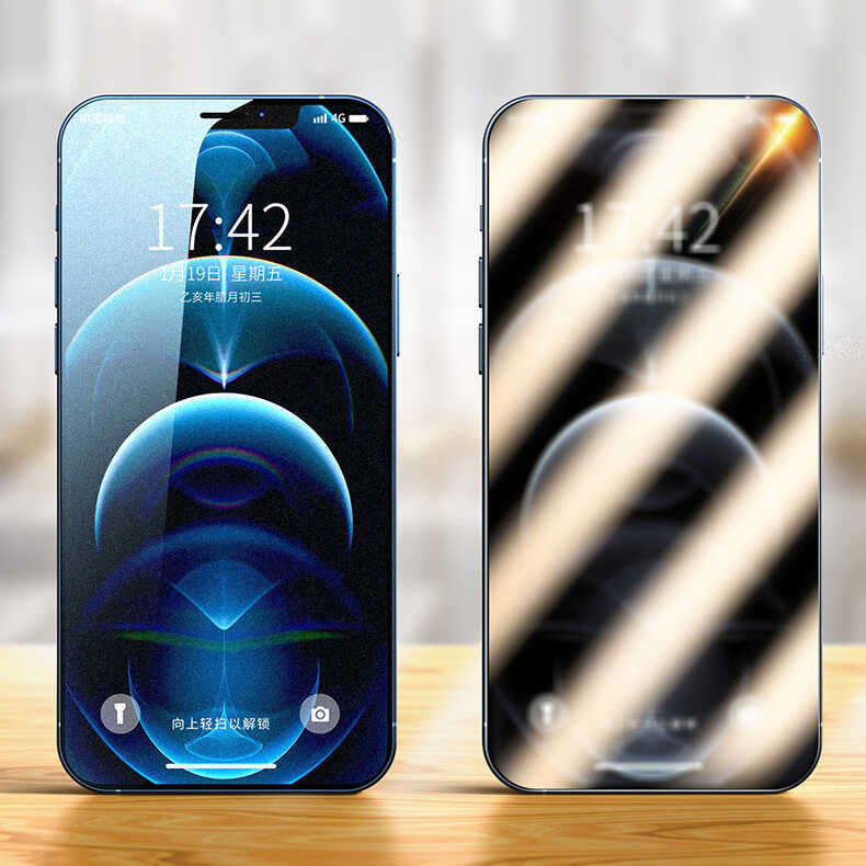 Apple iPhone 16E Zore Fit Hard Mat Privacy Cam Ekran Koruyucu