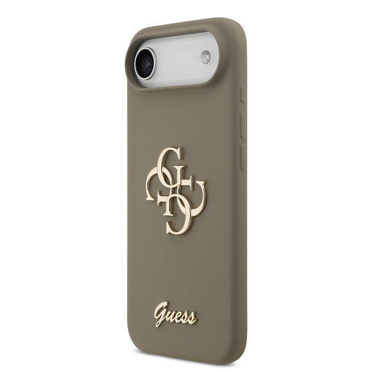 iPhone 17 Air Kılıf Guess Orjinal Lisanslı Grained Yazı Logolu Kapak