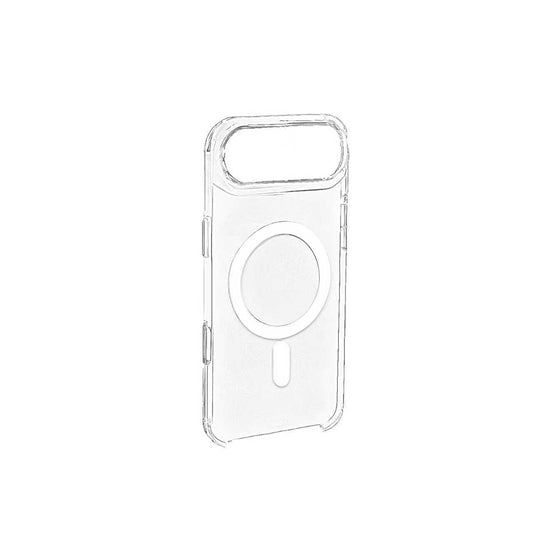 Apple iPhone 17 Air Kılıf IC Çipli Zore Wireless Şarj Özellikli Şeffaf Orjin Kapak