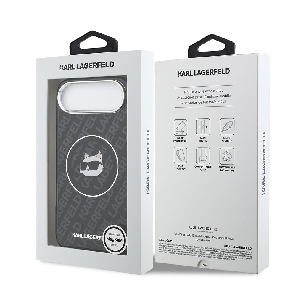 iPhone 17 Air Kılıf Karl Lagerfeld Orjinal Lisanslı IML Baskılı Choupette Heads Kapak