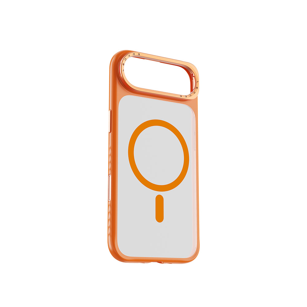 iPhone 17 Air Kılıf M-safe Şarj Özellikli Metal Kamera Standlı Lenyes CK226 PC Kapak