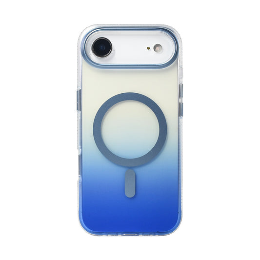Apple iPhone 17 Air Kılıf M-safe Şarj Özellikli Transparan Renk Geçişli Zore Toros Kapak