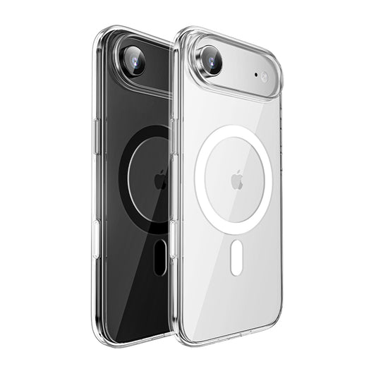 iPhone 17 Air Kılıf M-safe Şarj Özellikli Transparan Sert PC Wlons Pita Kapak