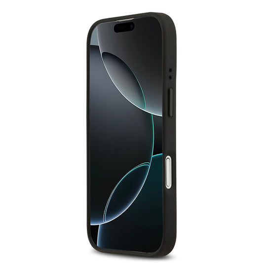 iPhone 17 Kılıf BMW Orjinal Lisanslı M-safe Şarj Özellikli Metal BMW ve M Logolu PU Karbon Tasarımlı Kapak