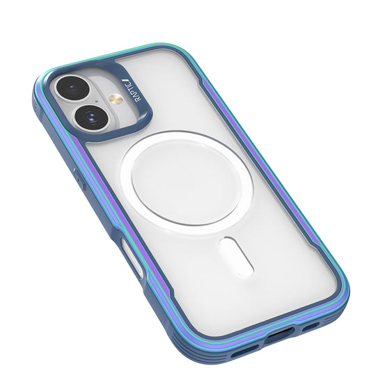 iPhone 17 Kılıf M-safe Şarj Özellikli Airbagli Raptic Shield Serisi Şeffaf Arka Yüzey Kapak