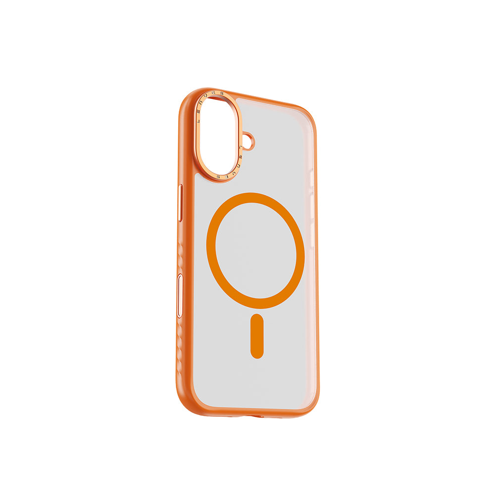 iPhone 17 Kılıf M-safe Şarj Özellikli Metal Kamera Standlı Lenyes CK226 PC Kapak