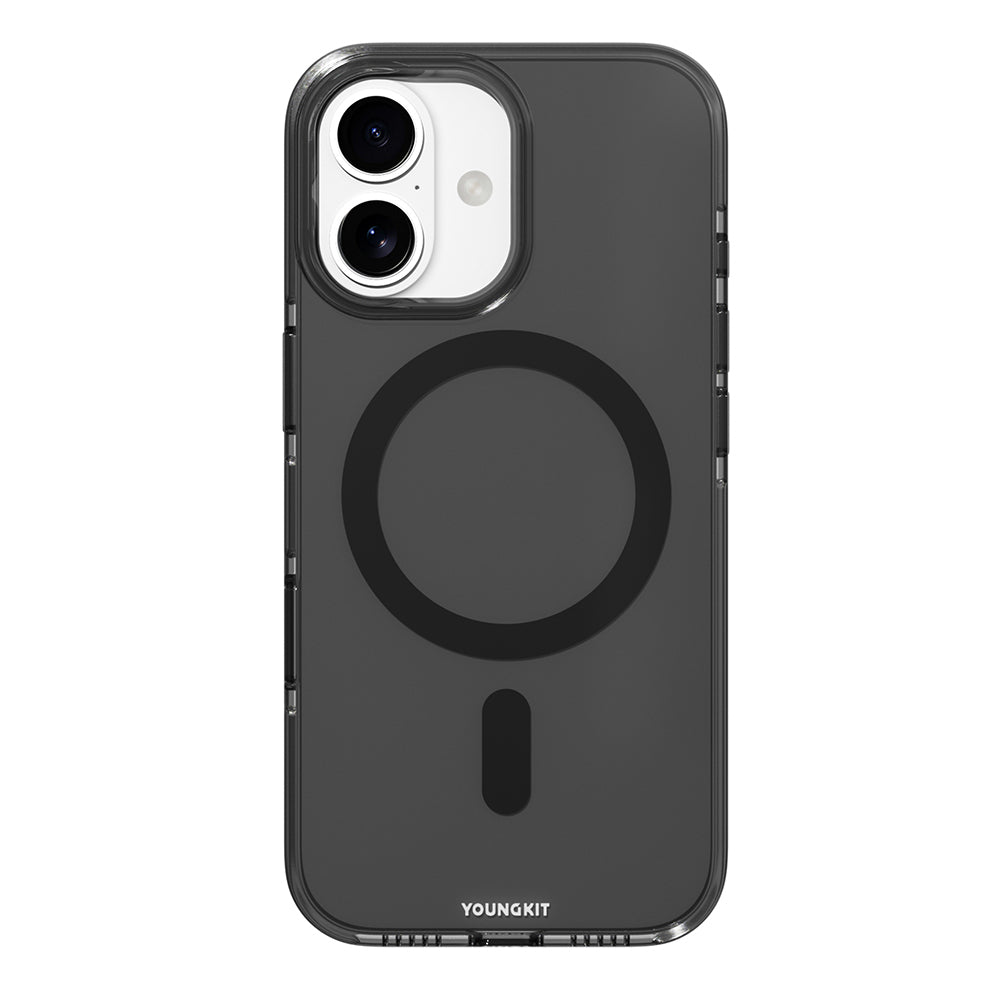 iPhone 17 Kılıf M-safe Şarj Özellikli Şeffaf Youngkit Crystal Shield Serisi Kapak