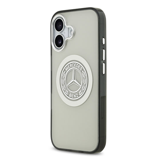 iPhone 17 Kılıf Mercedes Benz Orjinal Lisanslı M-safe Şarj Özellikli Çift Katmanlı PC Nostaljik Yıldız Dizayn Kapak