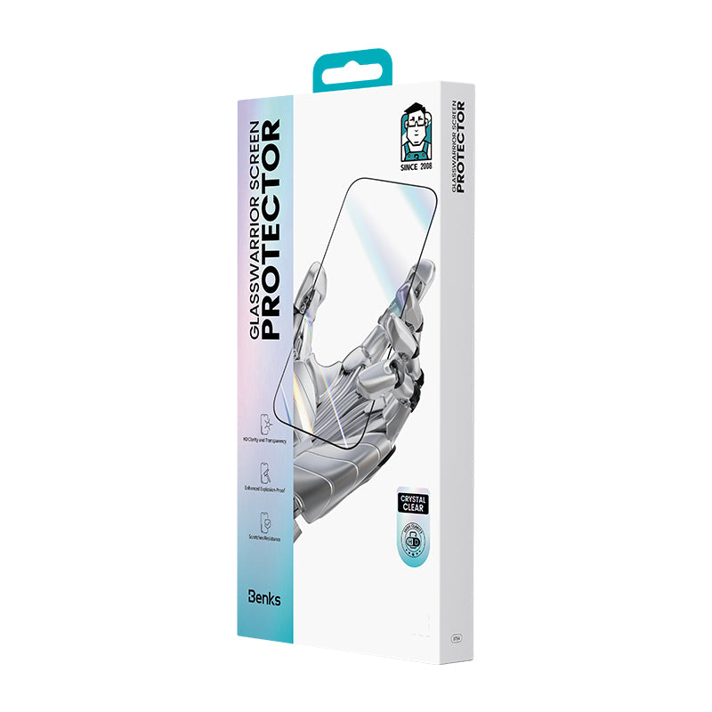 Apple iPhone 17 Pro Benks Glass Warrior HD 0.3mm Cam Ekran Koruyucu + Kolay Uygulama Aparatlı