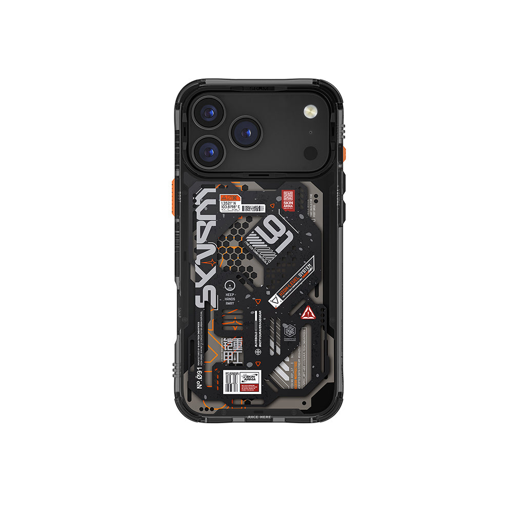iPhone 17 Pro Kılıf Desenli Airbag Tasarımlı Skinarma Spectra Kapak