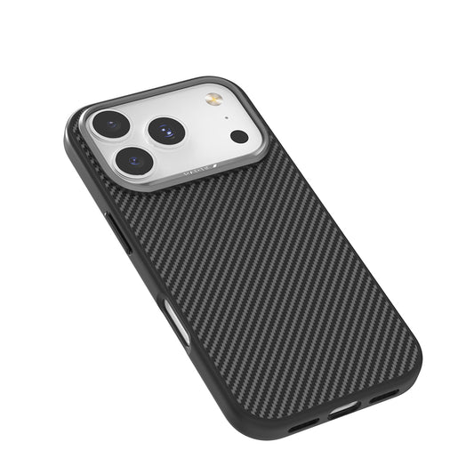 iPhone 17 Pro Kılıf M-safe Şarj Özellikli 600D Metal Kamera Çerçeveli Raptic Aramid Fiber Serisi Kapak