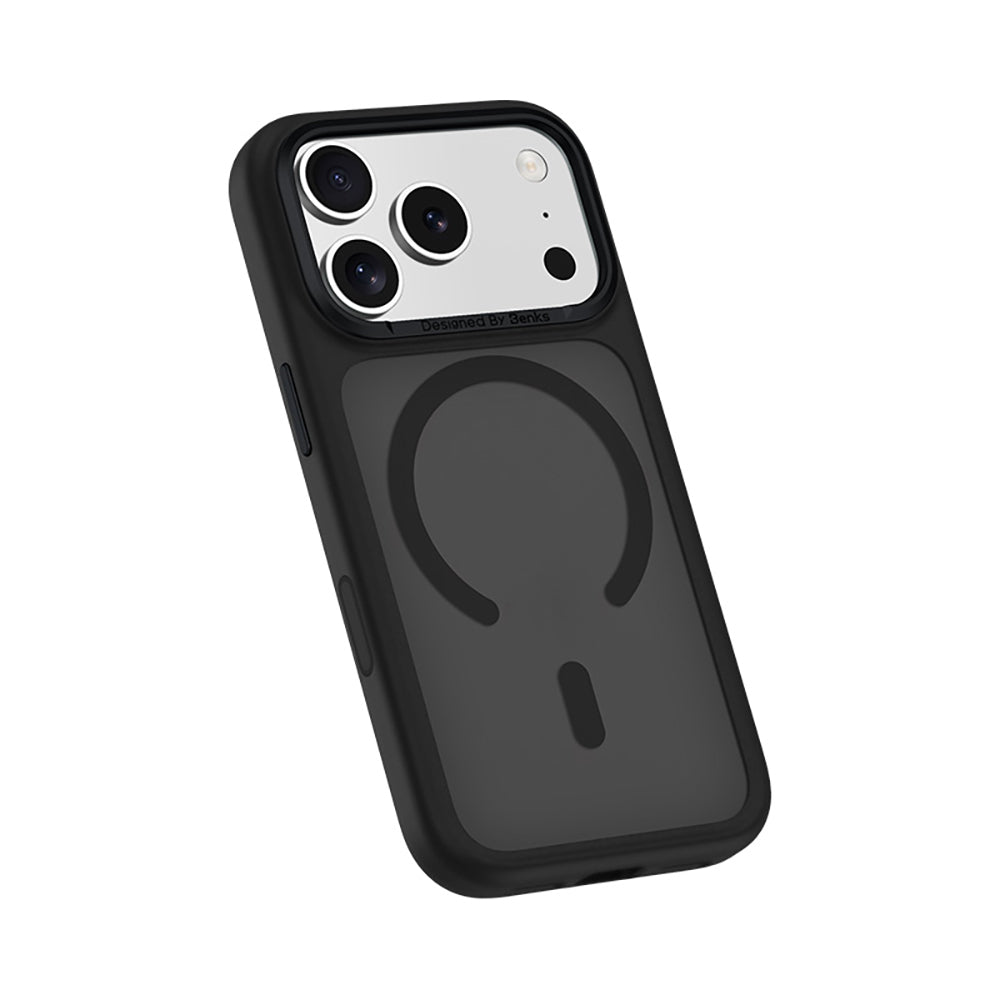 Apple iPhone 17 Pro Kılıf M-Safe Şarj Özellikli Benks Mist C-Magnet Yeni Seri Kapak