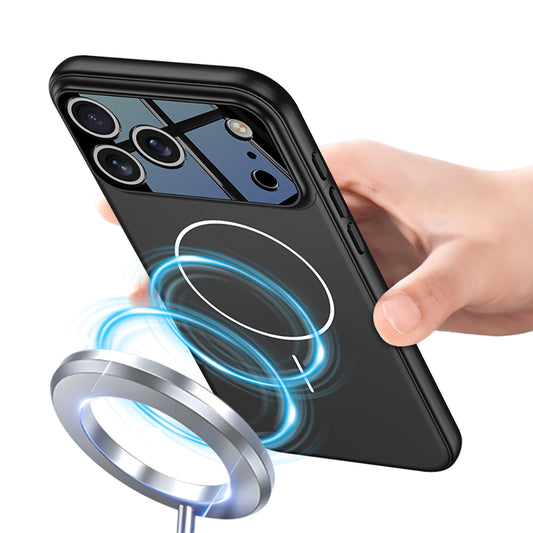 Apple iPhone 17 Pro Kılıf M-safe Şarj Özellikli Çift Parçalı Zore Napoli Kapak