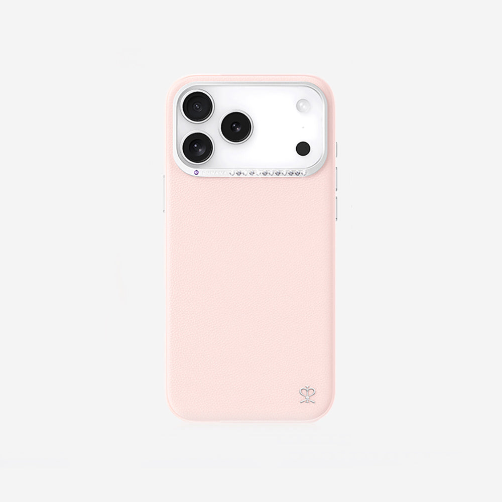 Apple iPhone 17 Pro Kılıf M-safe Şarj Özellikli Deri Tasarımlı Pynana Starry Serisi Kapak