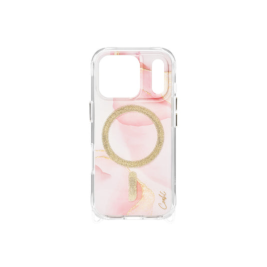 iPhone 17 Pro Kılıf M-safe Şarj Özellikli Simli Magnetik Coehl Aeris Kapak