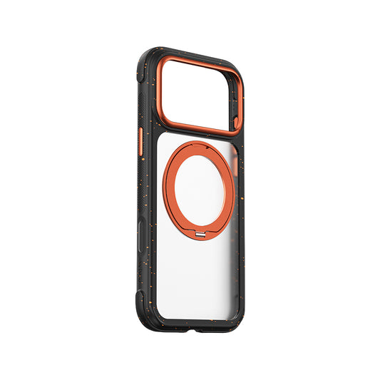 Apple iPhone 17 Pro Kılıf M-safe Şarj Özellikli Wiwu AA-203 AeroArmor Ultra Serisi Airbag Tasarımlı Standlı Kapak