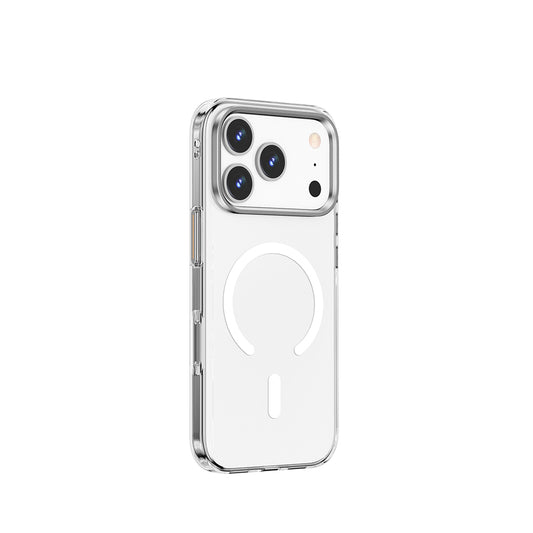 iPhone 17 Pro Kılıf M-safe Şarj Özellikli Wiwu YXK-208 Invisible Ultra Sert PC Kapak