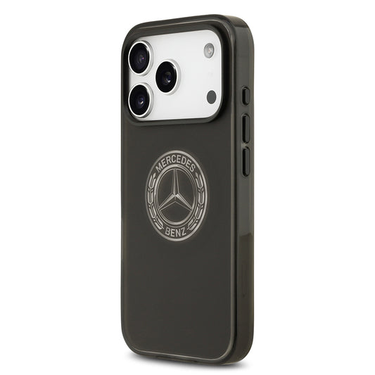 iPhone 17 Pro Kılıf Mercedes Benz Orjinal Lisanslı M-safe Şarj Özellikli Buzlu PC Nostaljik Yıldız Dizayn Kapak