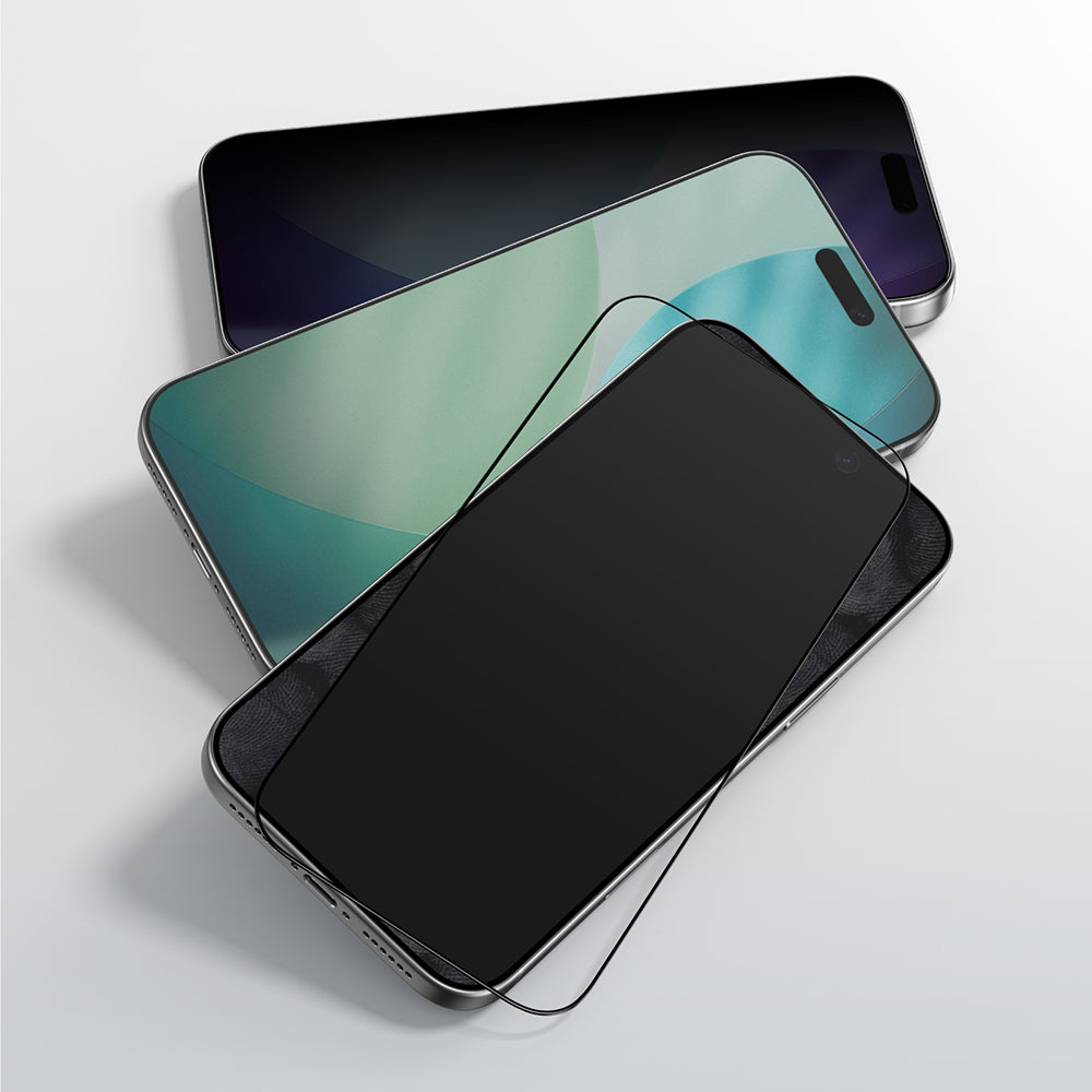 iPhone 17 Pro Max Amazingthing Radix Parmak İzi Bırakmayan Temperli Cam Ekran Koruyucu